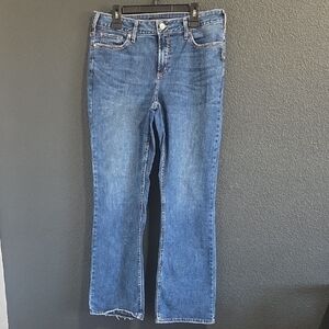 🪷Silver Jeans Women's Medium Blue Straight-Leg Jeans